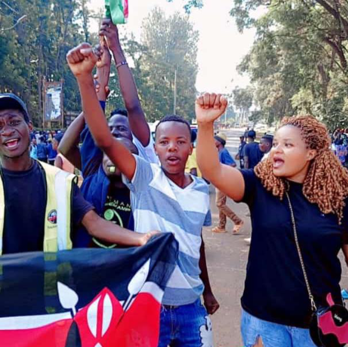 Youths Call For Release of Youth President Njeri Mbogo