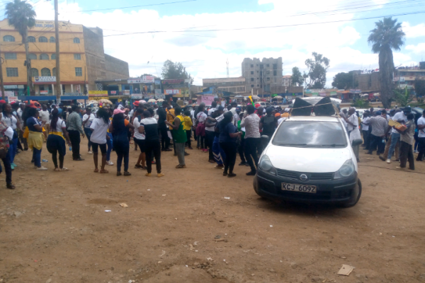 Teachers From Kenol - Murang'a County Demonstrations