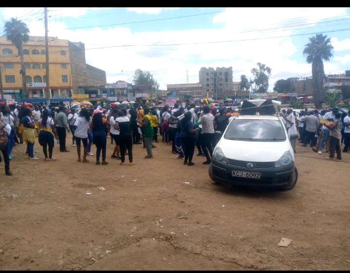 Teachers From Kenol - Murang'a County Demonstrations