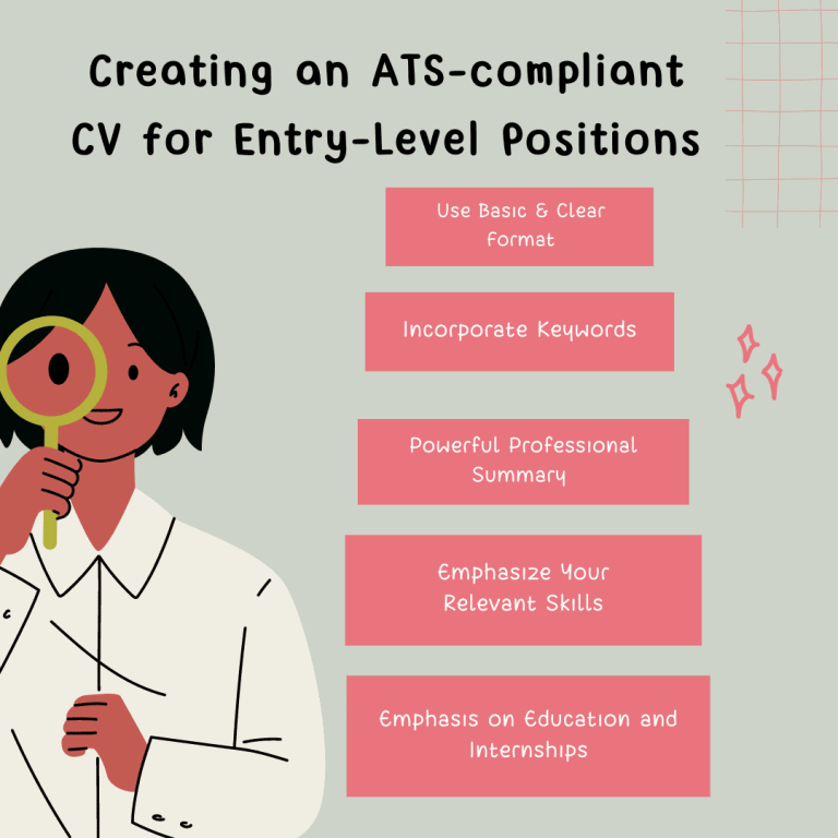 Creating an ATS-compliant CV for Entry-Level Positions