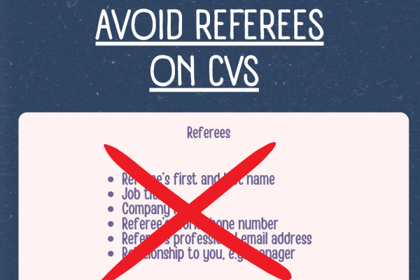 Why You Should Avoid Referees on CVs