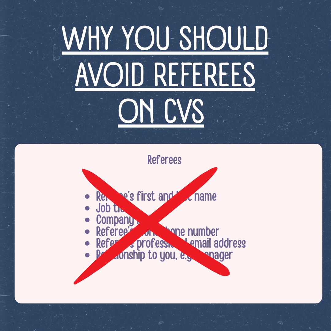 Why You Should Avoid Referees on CVs