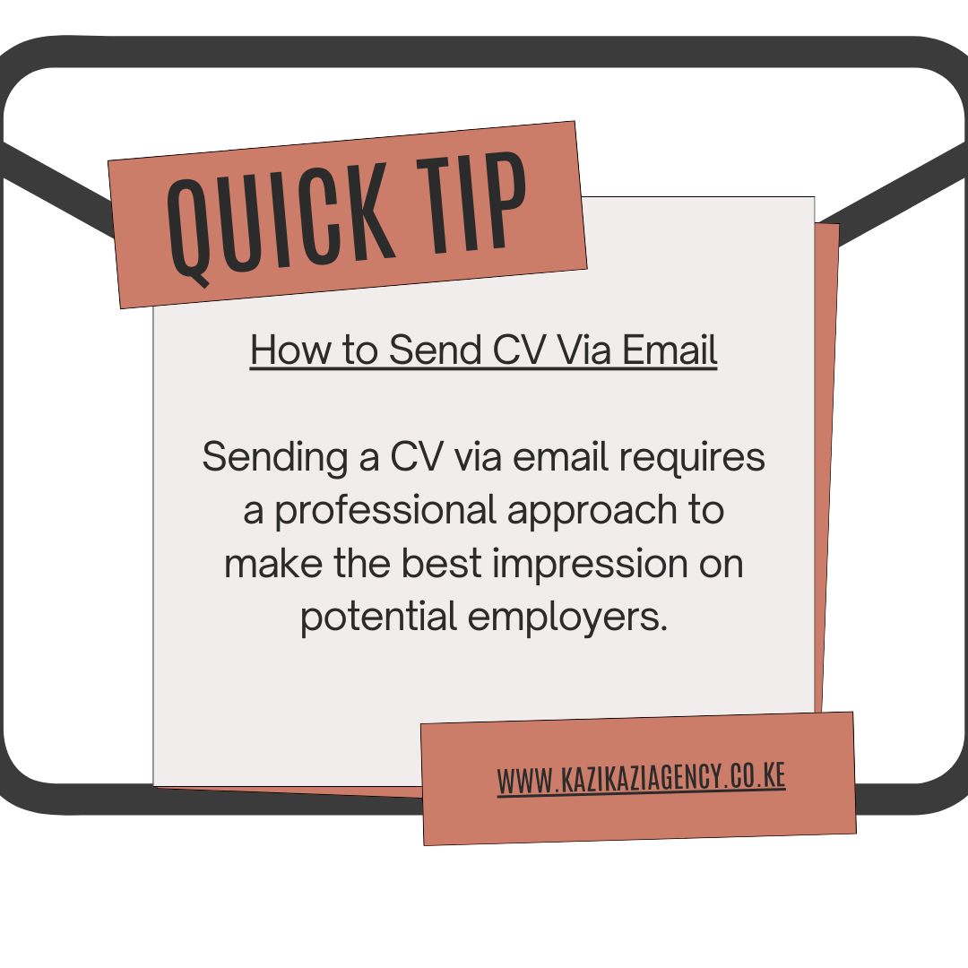 Tips on How to Send CV Via Email