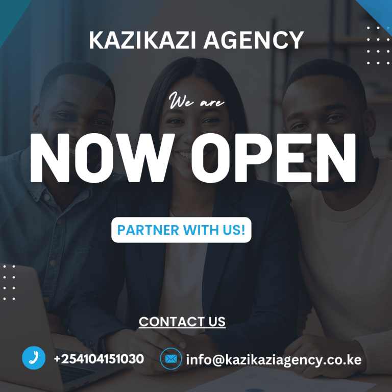 Kazikazi Agency Is Calling for Partners: Let’s Empower Kenya’s Workforce Together
