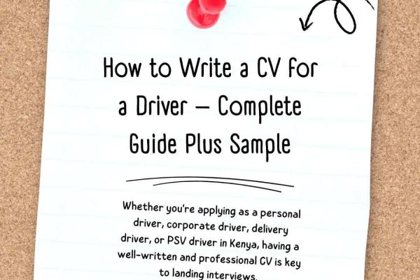 How to Write a CV for a Driver