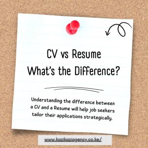 CV vs Resume – What’s the Difference?