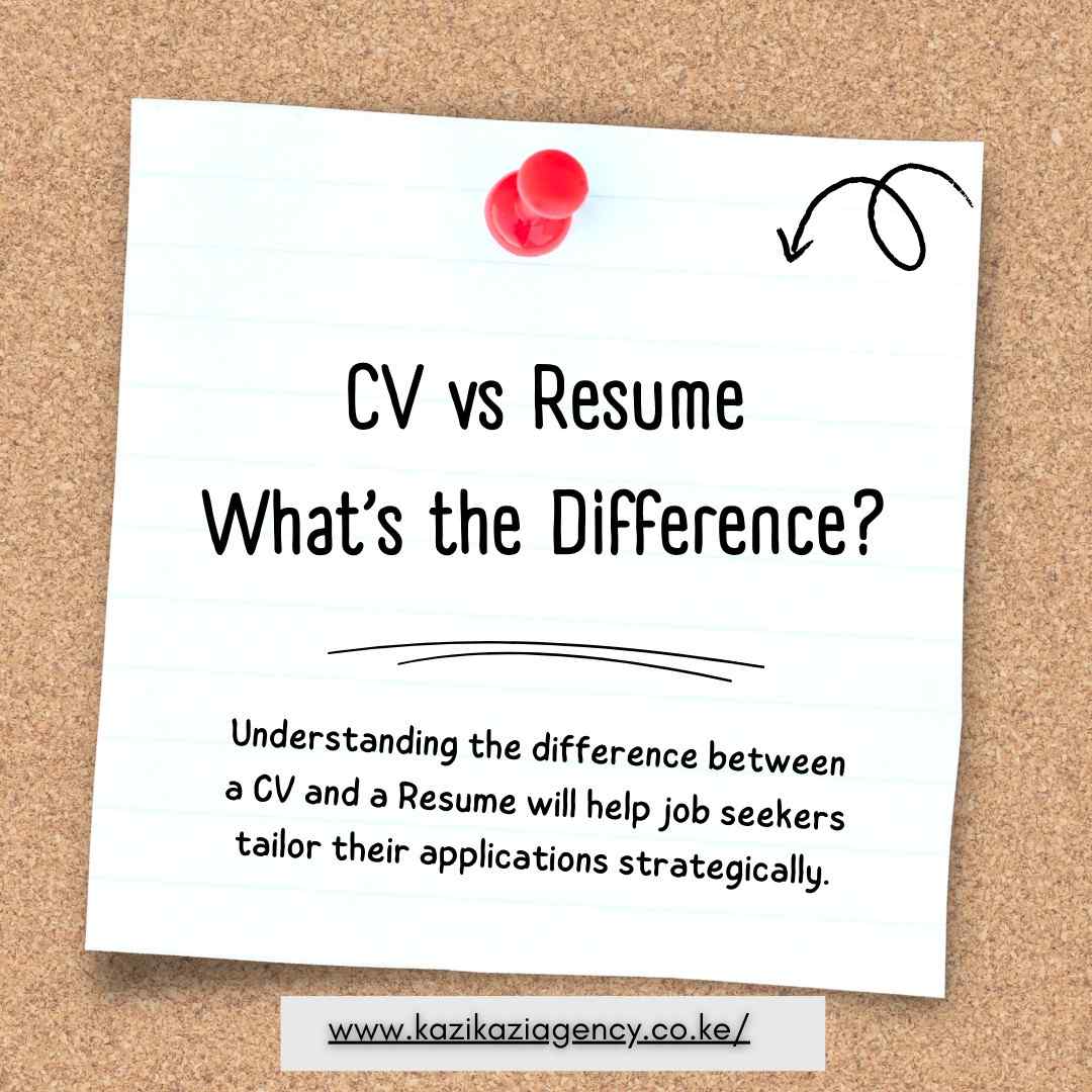 CV vs Resume – What’s the Difference?