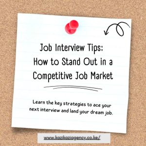 Job Interview Tips: How to Stand Out in a Competitive Job Market